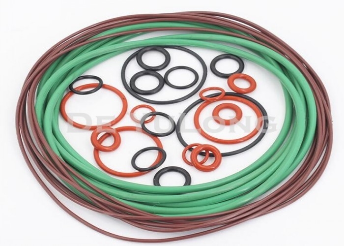 NBR / EPDM / FKM Viton Hydraulic O Rings Colorful Customized Size Durable