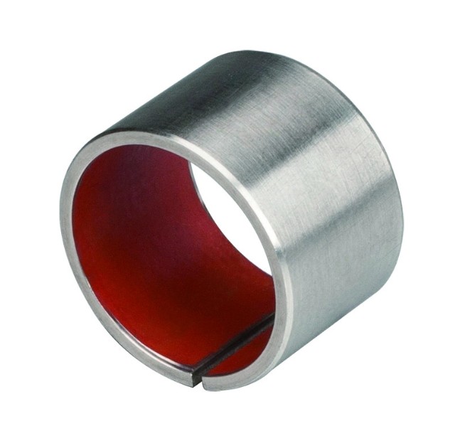 Lower Friction Split Stainless Steel Sleeve Bushing Wear Resistance