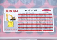 High Pressure Komatsu Oring Kit , 626 Pcs Custom Anti Toxic O Ring Kit Box