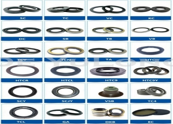 90 Shore A Excavator Spare Parts Mechanical Oil Seal Kit Heat Resistance