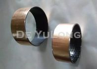 Durable Excavator Accessories DU Bushing Oilless Sliding Guide Steel Bearing Cylinder  , Composite Alloy PTFE Bushing