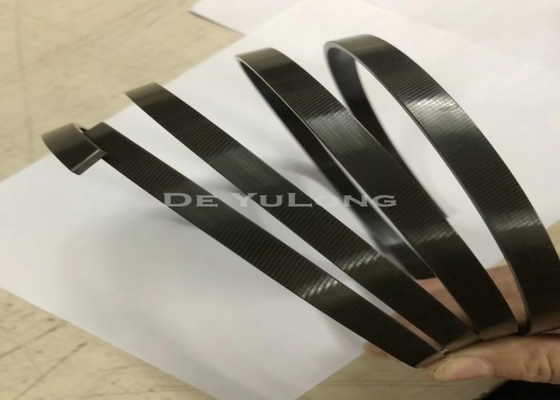 Cnc Processing Excavator Accessories Durable Black WR Wear Ring For Hydraulic Piston Seals