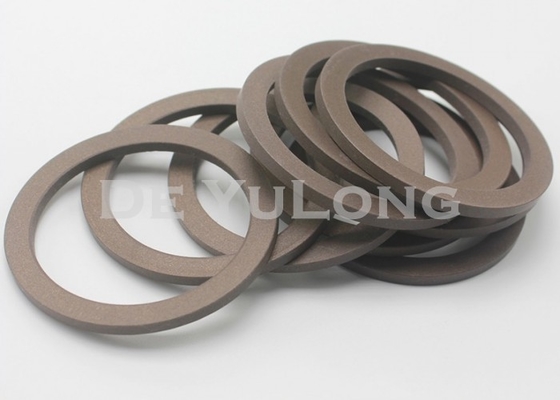 PTFE+ Bronze Brown Color Back Up Ring Hydraulic Cylinder Rod Seal Oil Resistance