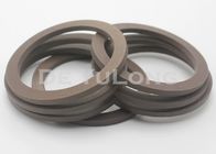 PTFE+ Bronze Brown Color Back Up Ring Hydraulic Cylinder Rod Seal Oil Resistance
