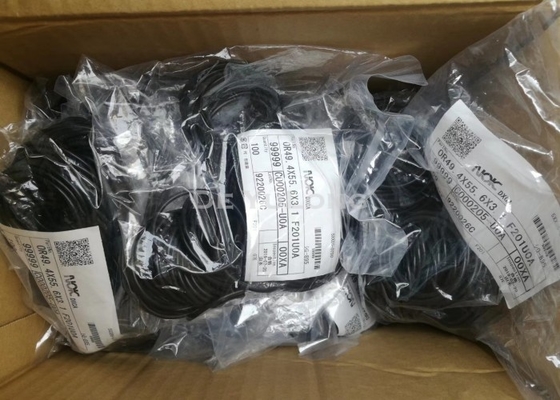 Rubber Hydraulic O Rings / High Temperature Resistance Japan  FKM O Ring Black Color