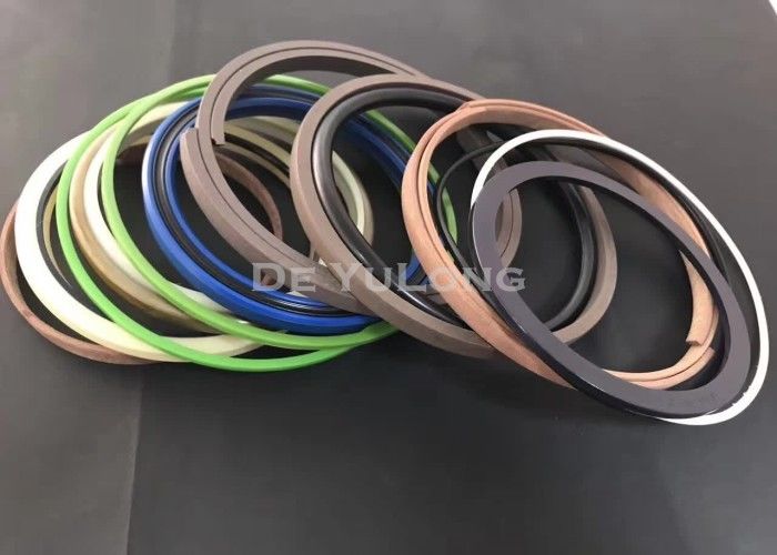 Excavator Hydraulic Cylinder Seal Kits Oil Resistance PU / Rubber / NBR Material