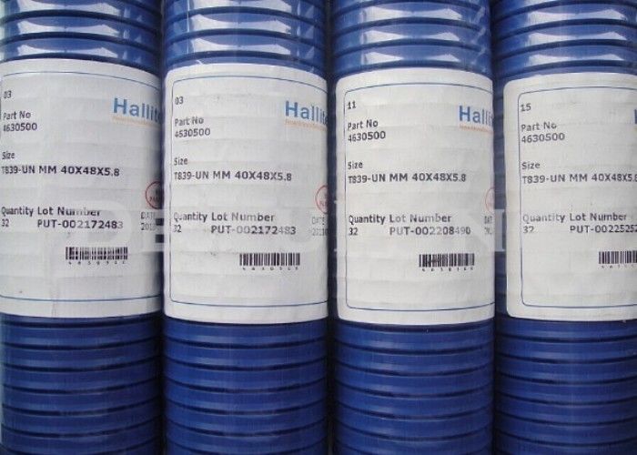 Blue Single Acting Pu Hydraulic Cylinder Seals U Seal High Performance